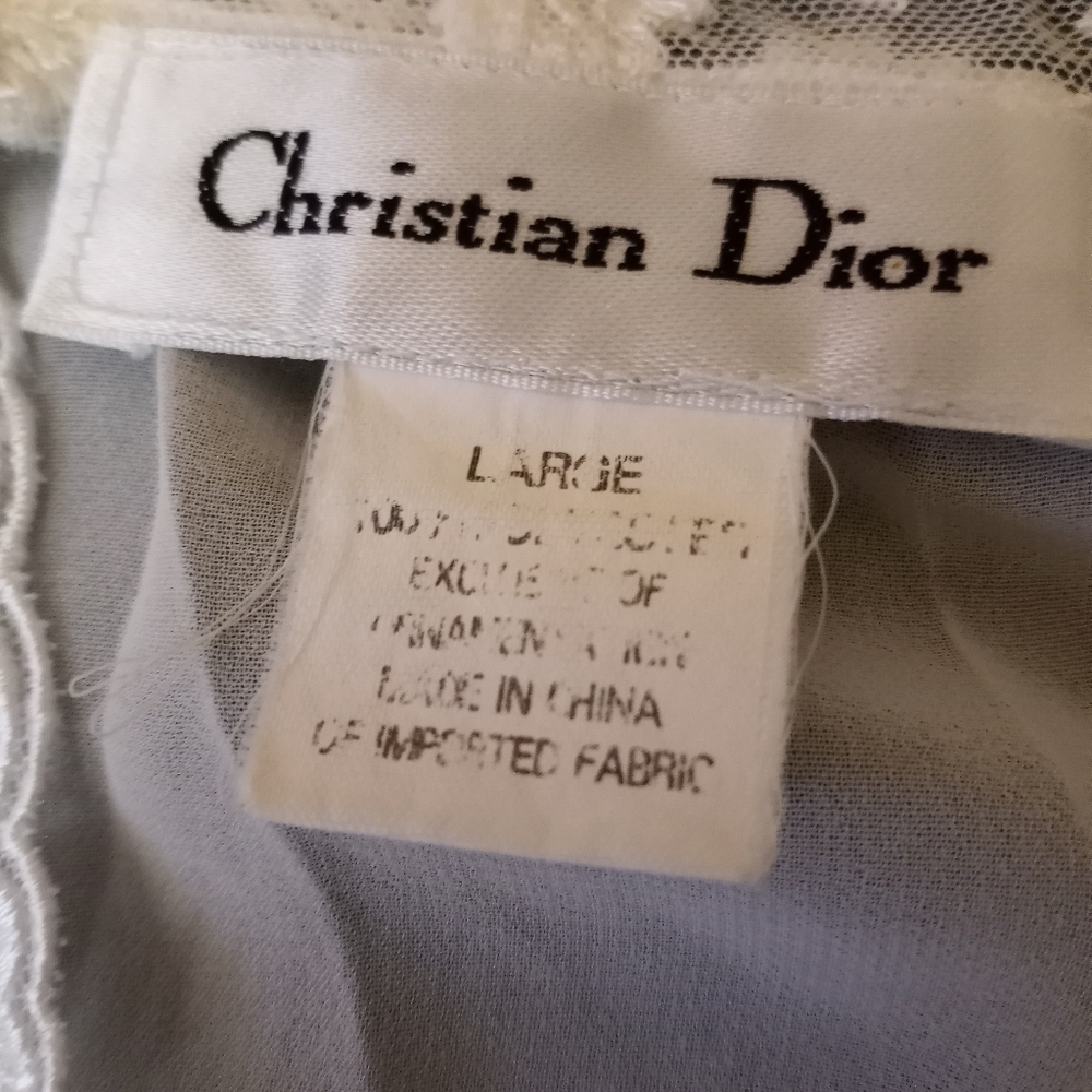 VTG RARE Christian Dior Lingerie/Swimsuit Cover-up - Picture 5 of 5